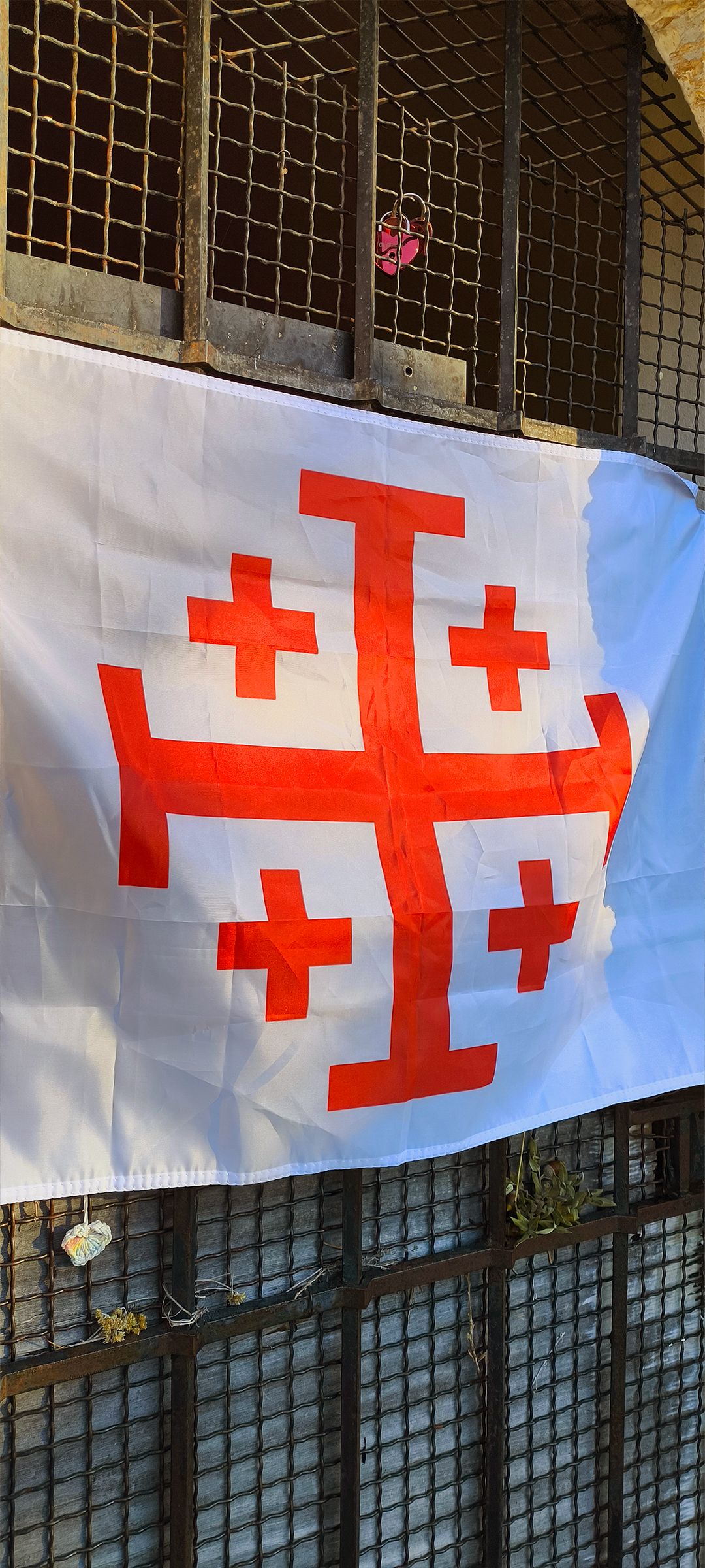 Drapeau Croix de Jérusalem