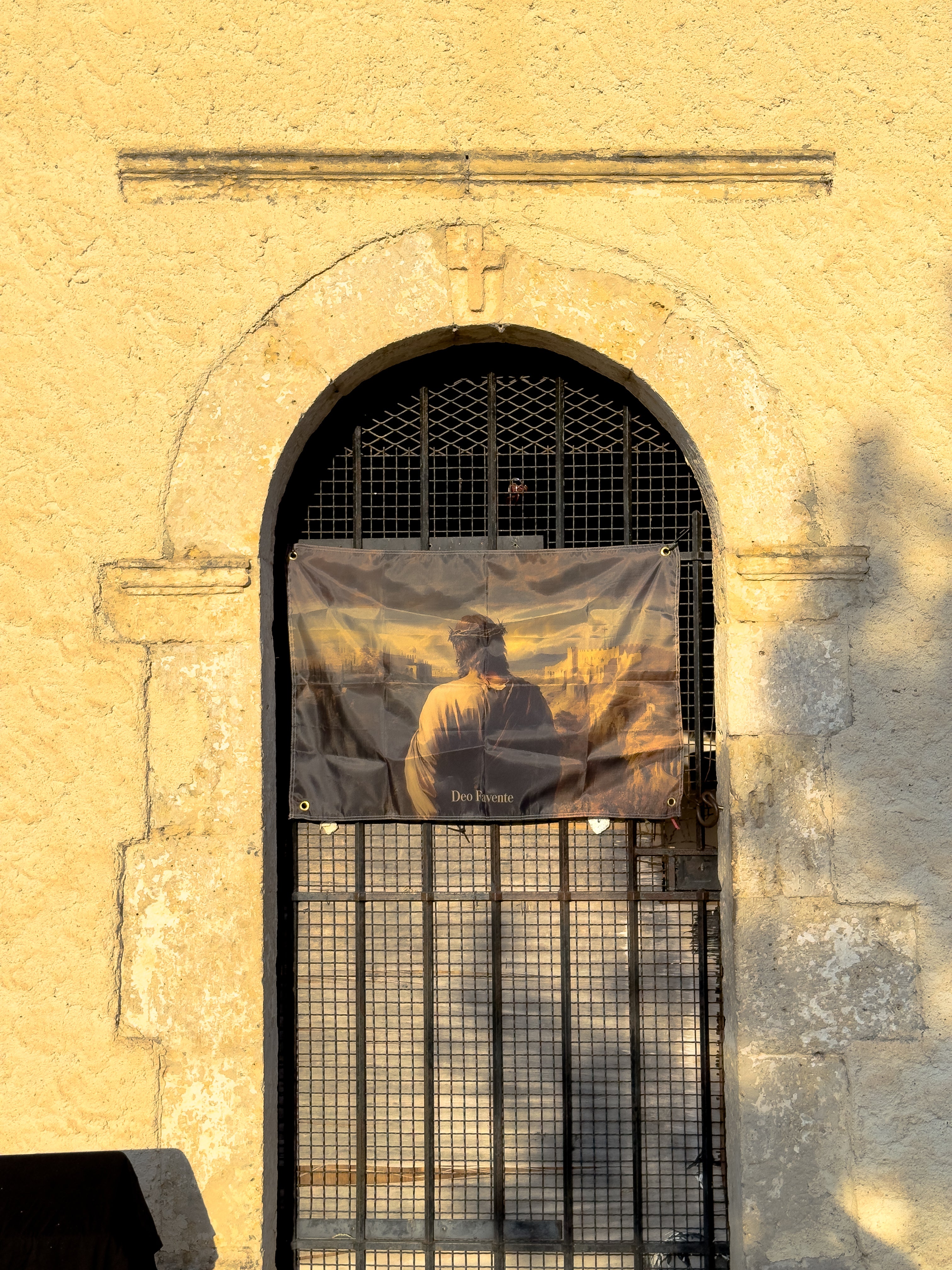 Drapeau Jesus surplombant Jérusalem