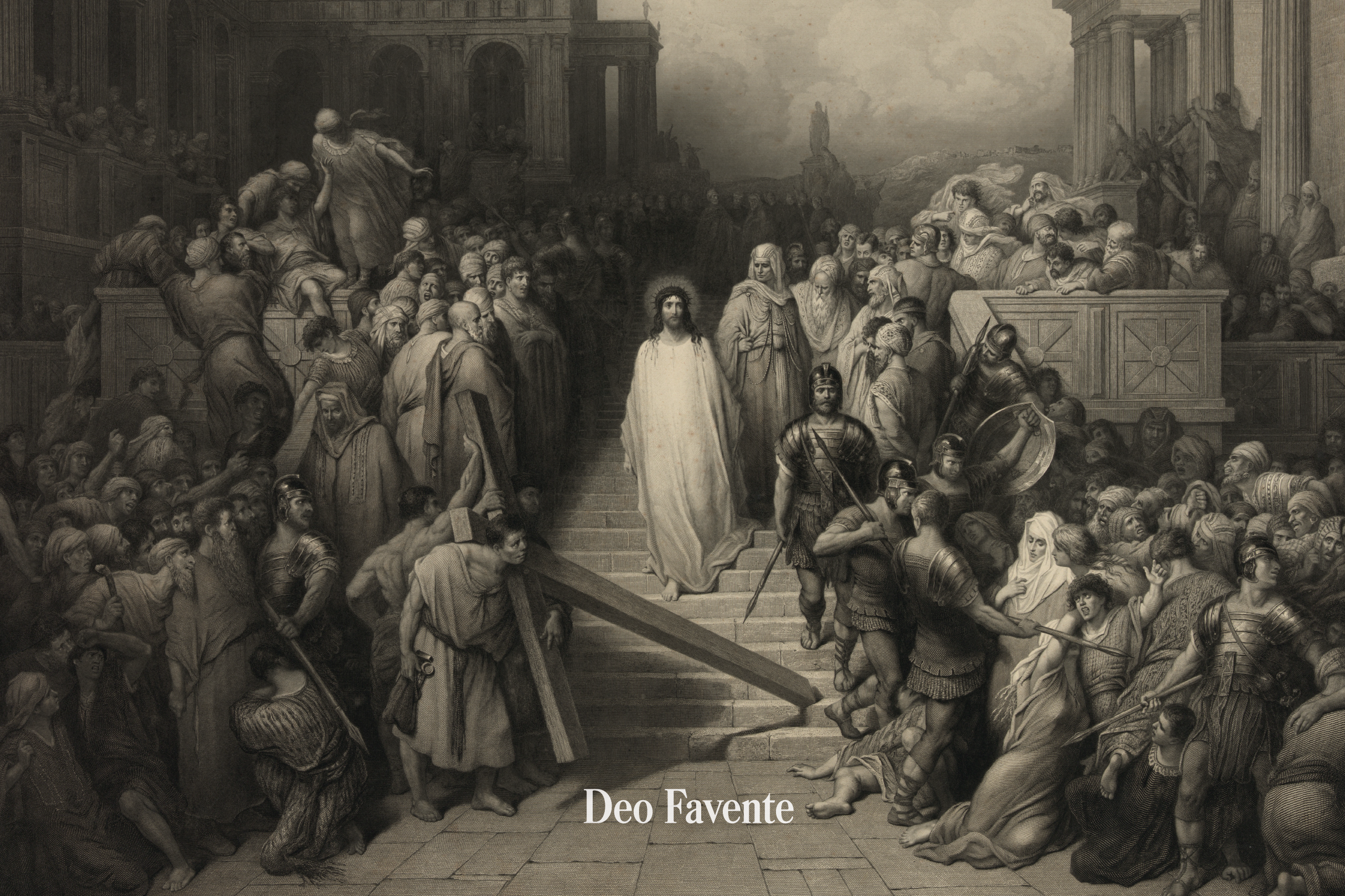 Drapeau Jesus quittant le Prétoire