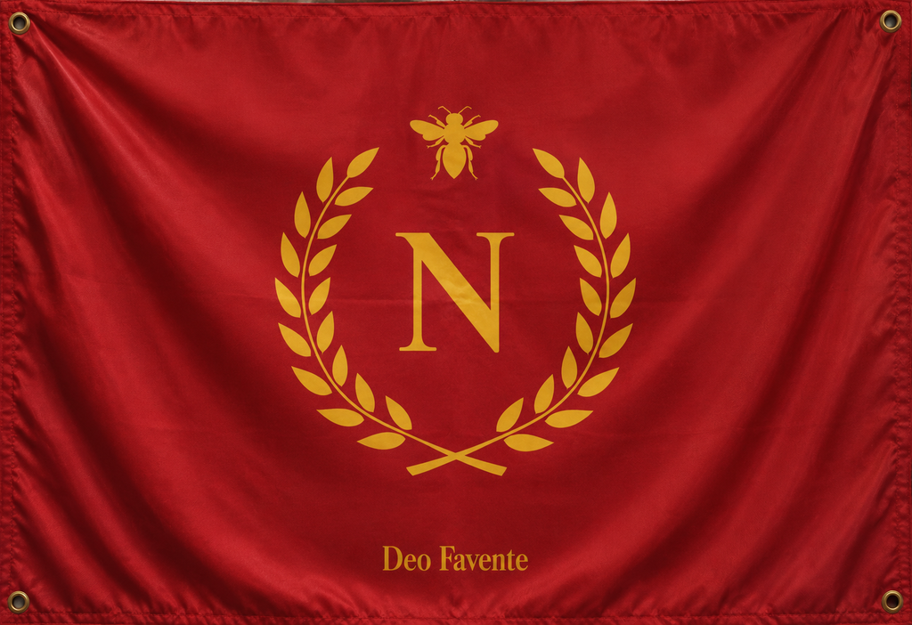 Drapeau Monogramme Empire Napoléonien