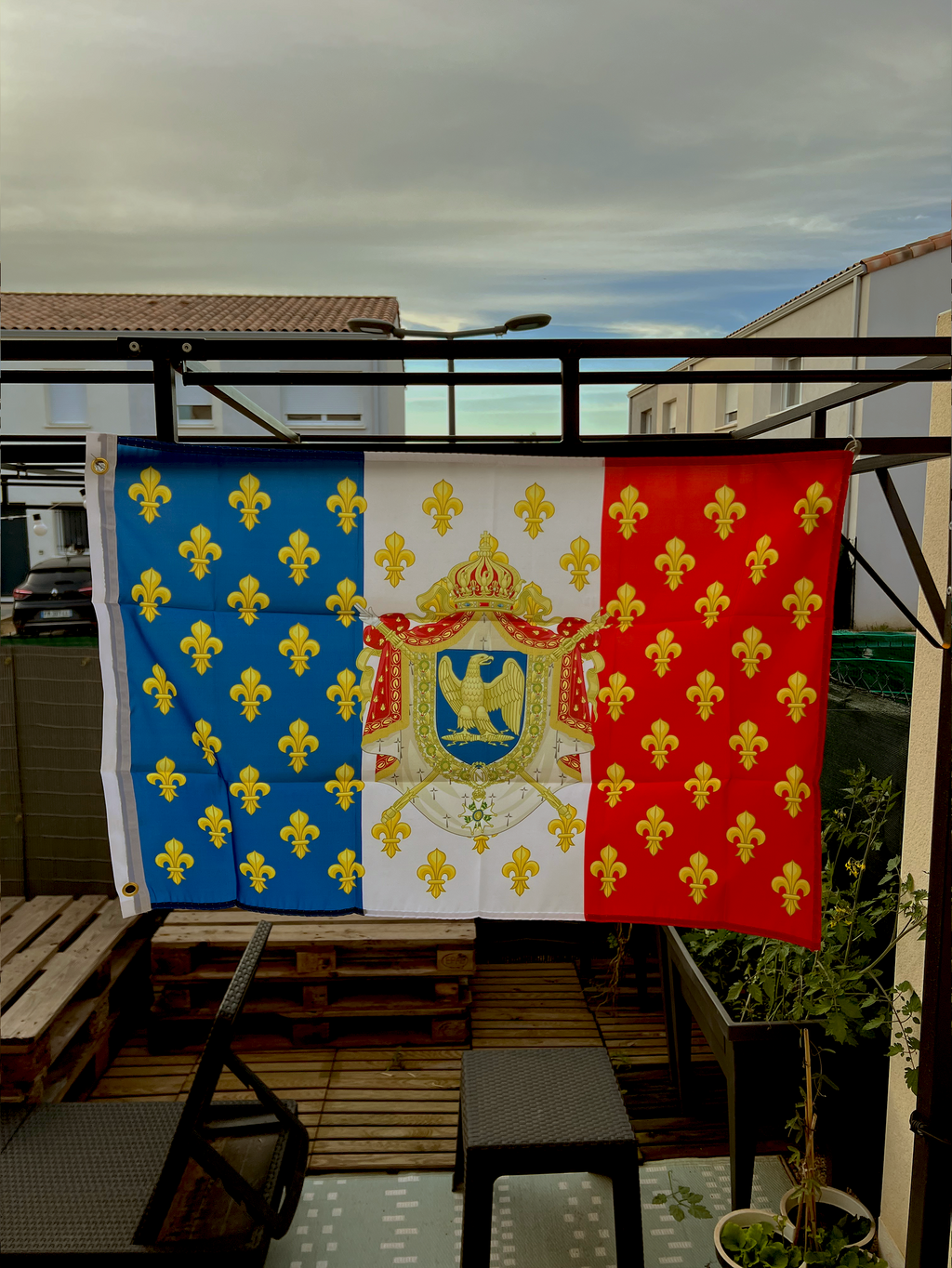 Drapeau Napoléonien Fleurs de Lys