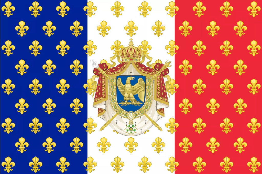 Drapeau Napoléonien Fleurs de Lys